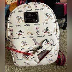 Disney Exercise Loungefly Mini Backpack